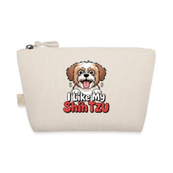 I like my Shih Tzu Dog Love - Organic Pouch - nature - Front