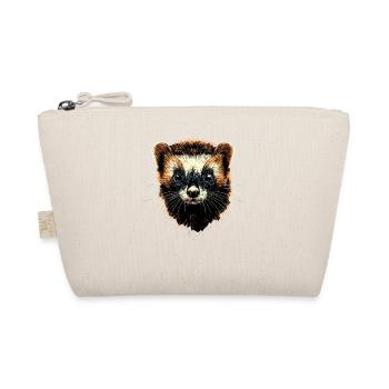 Ferret Ferret Polecat Marten Weasel Cute Ferret - Organic Pouch - nature - Front