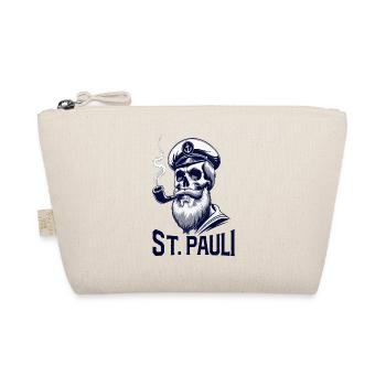 St.Pauli Kiez Hamburg Totenkopf Sankt Pauli - Bio-Täschchen - Natur - Vorne