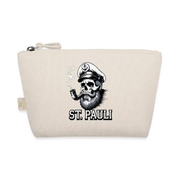 St.Pauli Kiez Hamburg Totenkopf Sankt Pauli - Bio-Täschchen - Natur - Vorne