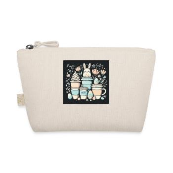 Easter Coffee Mugs Coffee Lover Coffee Design - Organic Pouch - nature - Front