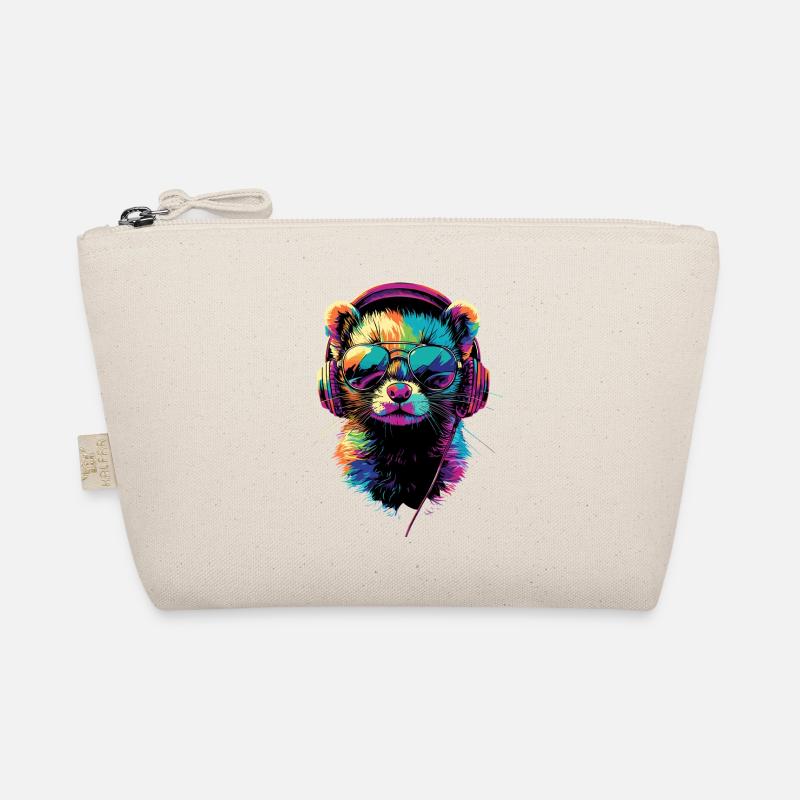 Ferret Ferret Polecat Marten Weasel Cute Ferret Organic Pouch