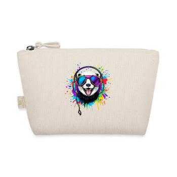 Ferret Ferret Polecat Marten Weasel Cute Ferret - Organic Pouch - nature - Front
