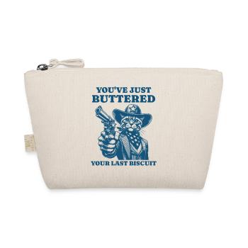 You've Just Buttered Your Last Biscuit Cowboy Cat - Organic Pouch - nature - Front