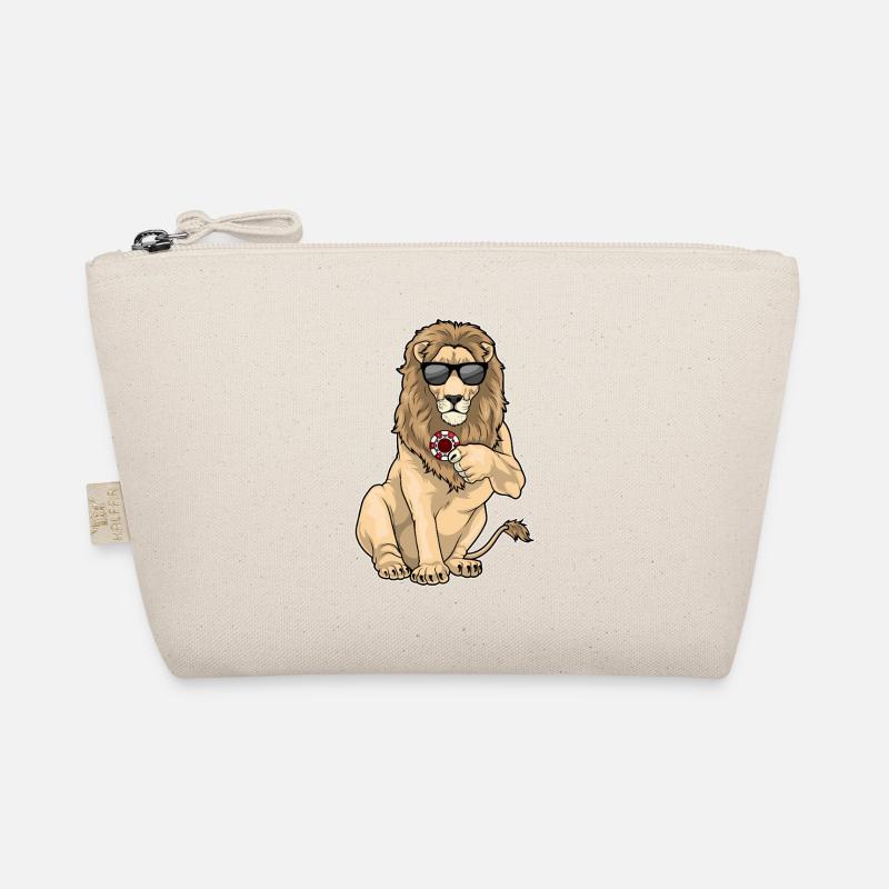 Löwe Poker Pokerchips Bio-Täschchen