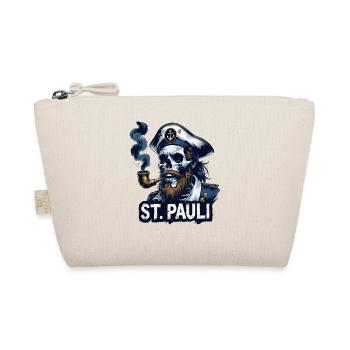 St.Pauli Kiez Hamburg Totenkopf Sankt Pauli - Bio-Täschchen - Natur - Vorne
