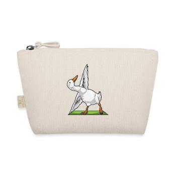Duck Yoga Fitness Gymnastics - Organic Pouch - nature - Front