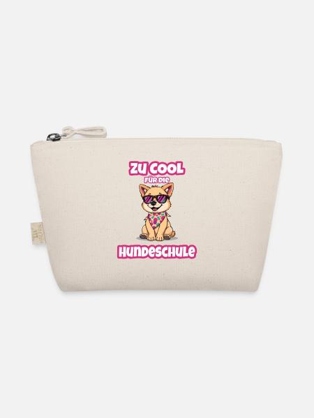 Hundeschule - Zu cool für die Hundeschule - Bio-Täschchen - Natur