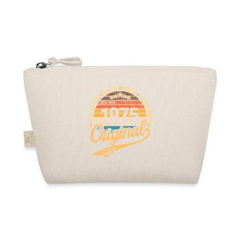 Retro Vintage born in 1975 Vintage 1975 - Organic Pouch - nature - Front