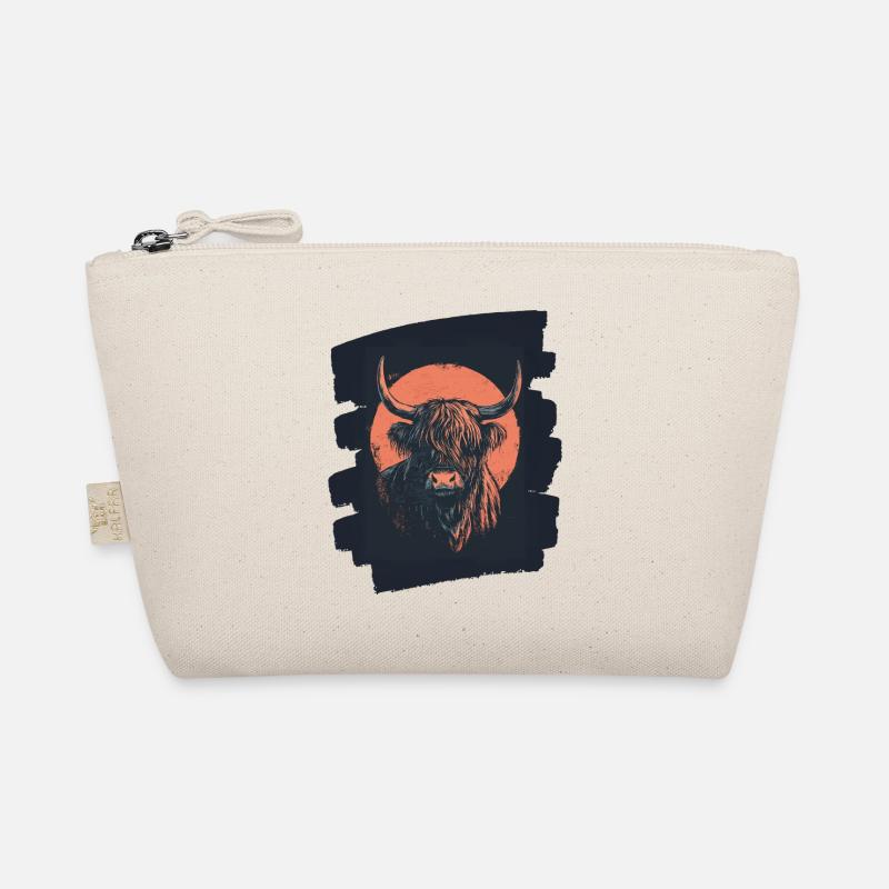Scottish Highland cattle Organic Pouch