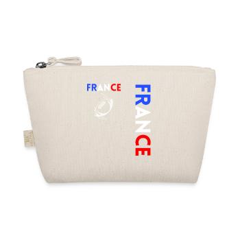 Rugbyspieler Fan Rugby Fan Rugby Frankreich - Bio-Täschchen - Natur - Vorne