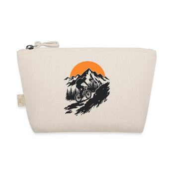 Mountain bike adventure in nature - Organic Pouch - nature - Front