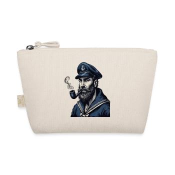 Captain Hamburg St Pauli Hanseatic City Skull - Organic Pouch - nature - Front