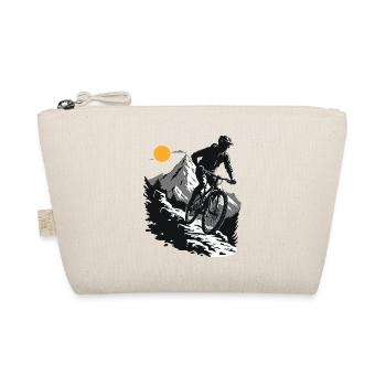 Mountain bike adventure in nature - Organic Pouch - nature - Front