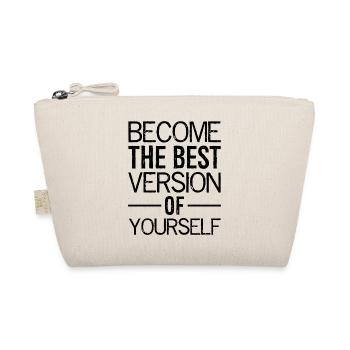 become the best version of yourself - Organic Pouch - nature - Front