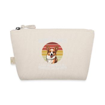 Pembroke Welsh Corgi Apology Design - Trousse biologique - nature - Devant