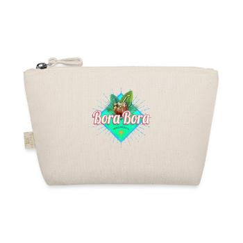 Bora Bora French Polynesia Island Souvenir - Organic Pouch - nature - Front
