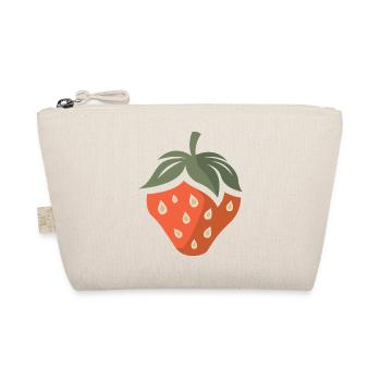 Icône de fraise dans le style bande dessinée et dessin animé - Trousse biologique - nature - Devant