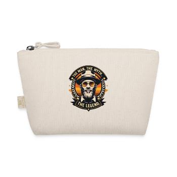 The man. The legend. Father's Day design - Organic Pouch - nature - Front