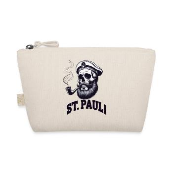 St.Pauli Kiez Hamburg Totenkopf Sankt Pauli - Bio-Täschchen - Natur - Vorne