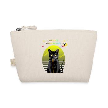 Purr Serenades Under The Soft Lemon Light - Organic Pouch - nature - Front