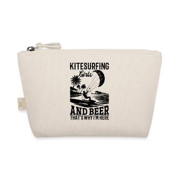 Kitesurf Girls et bière, c’est pourquoi je suis ici - - Trousse biologique - nature - Devant