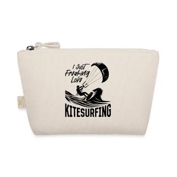 Kitesurf Kitesurfer - J’adore - Trousse biologique - nature - Devant
