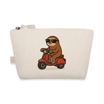 faultier moped - Bio-Täschchen - Natur - Vorne