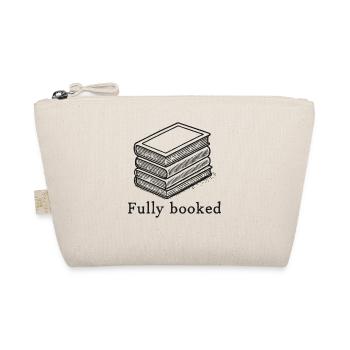 Bücherwurm Leseratte Buchliebhaber Lustiger Buch - Bio-Täschchen - Natur - Vorne