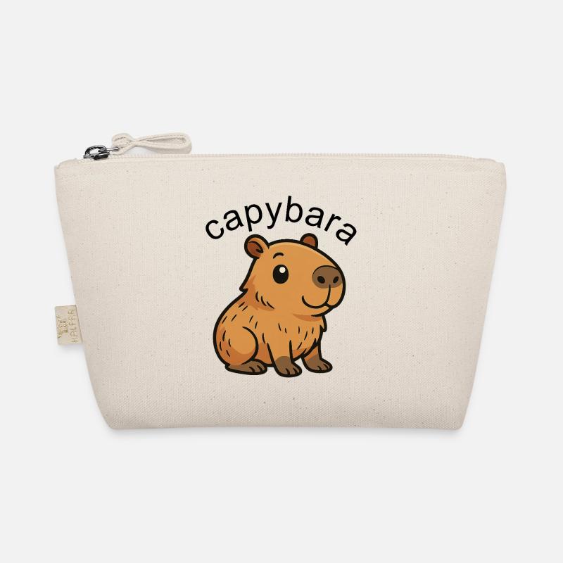 Mignon Dessin Animé Capybara, mignon et cool - Trousse biologique - nature