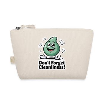 BOOGERS, DON T FORGET CLEANLINESS - Organic Pouch - nature - Front