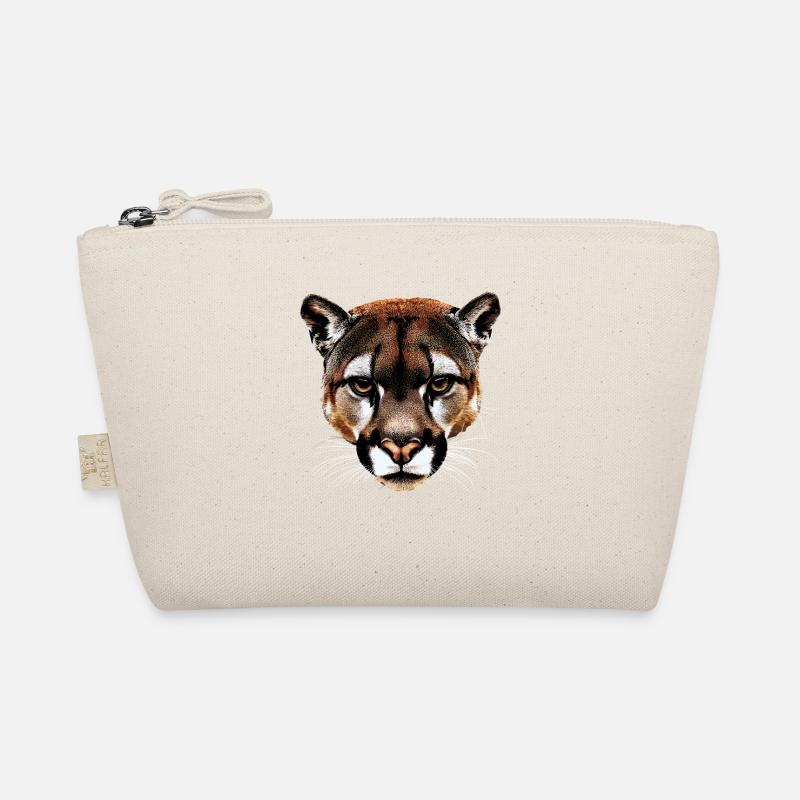 Panther Leopard Big Cat Cute Big Cat Cats Organic Pouch