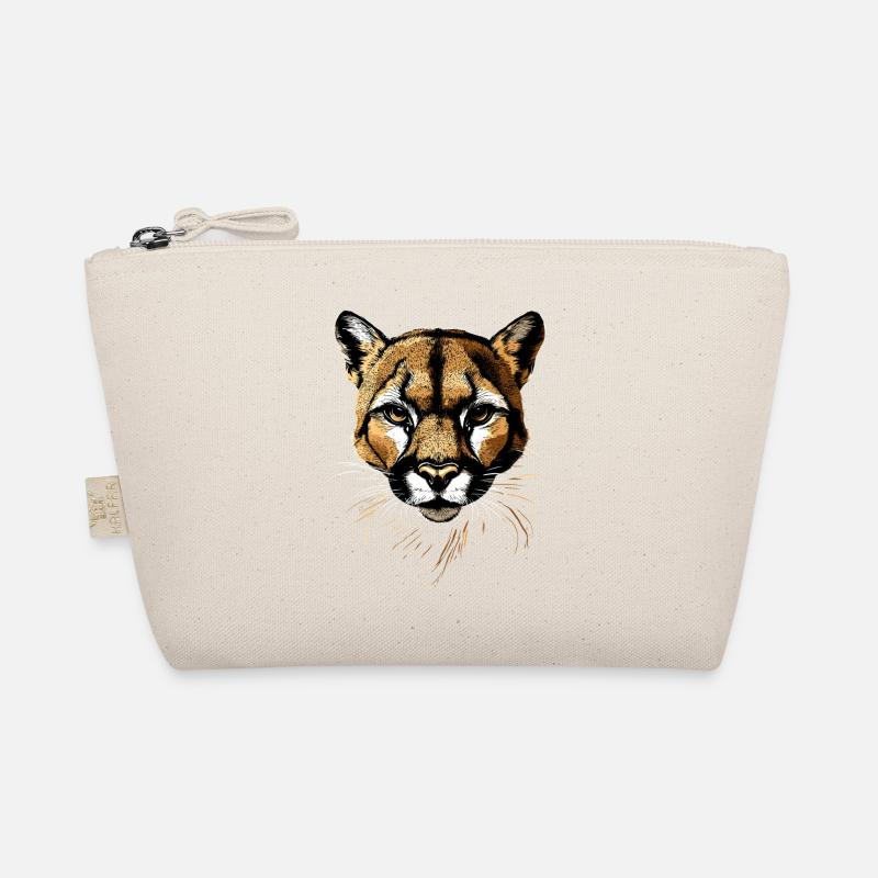Panther Leopard Big Cat Cute Big Cat Cats Organic Pouch
