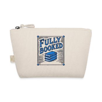 Retro Book Design for Book Quote and Book Lover - Organic Pouch - nature - Front