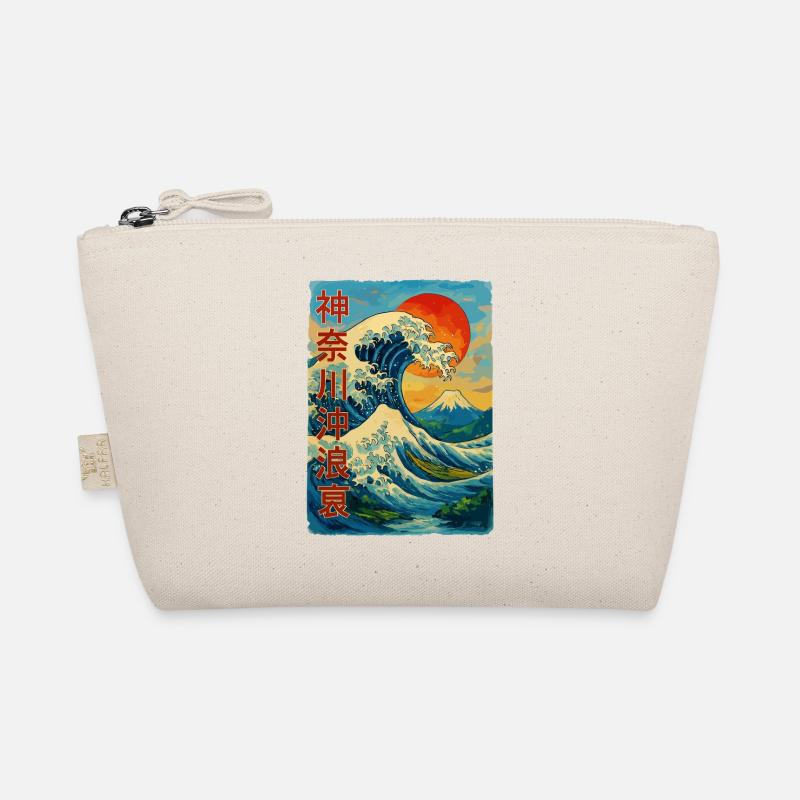 La Grande Vague devant Kanagawa Comic Style Trousse biologique