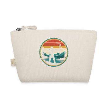 Retro Vintage Bow Hunting Archery Gifts - Organic Pouch - nature - Front