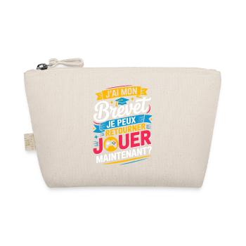 I have my patent I can go back to play gamer - Organic Pouch - nature - Front