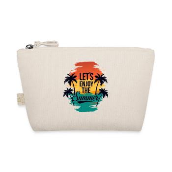 Lets Enjoy the Summer with Palm Trees - Bio-Täschchen - Natur - Vorne
