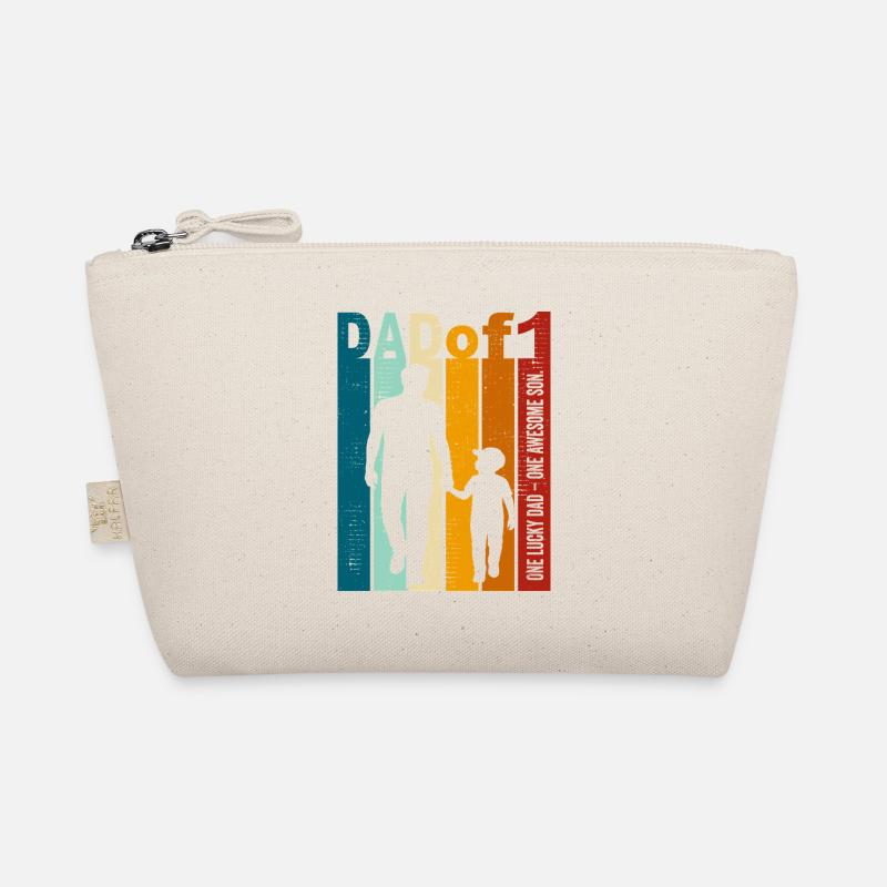 Dad & Son Gift – Vintage Design for Father's Day Organic Pouch