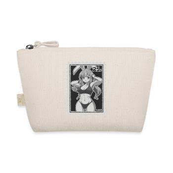 Funny Muscle Bunny as Postage Stamp - Organic Pouch - nature - Front
