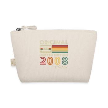 2008 Vintage Retro Geburtstagsgeschenk - Bio-Täschchen - Natur - Vorne