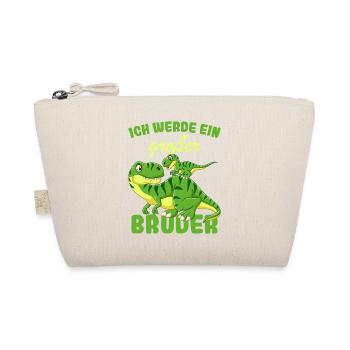 Nachwuchs Verkünden | Ich Werde Großer Bruder 2027 - Bio-Täschchen - Natur - Vorne