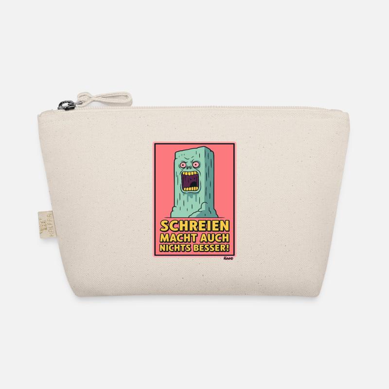 Screaming monolit with annoyed saying Organic Pouch