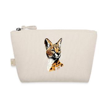 Serval Big Cat Africa Savannah Leopard Cats - Organic Pouch - nature - Front