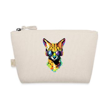 Serval Big Cat Africa Savannah Leopard Cats - Organic Pouch - nature - Front