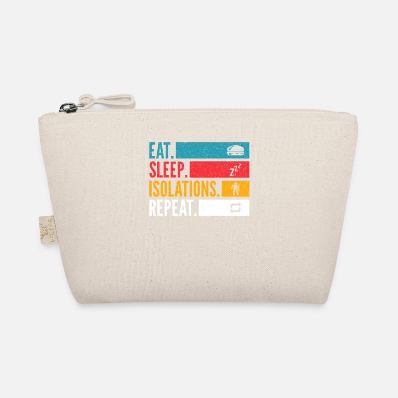 Eat Sleep Isolations Repeat Dance Shirt Organic Pouch