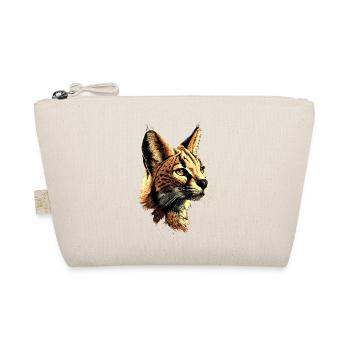 Serval Big Cat Africa Savannah Leopard Cats - Organic Pouch - nature - Front