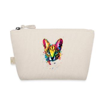 Serval Big Cat Africa Savannah Leopard Cats - Organic Pouch - nature - Front