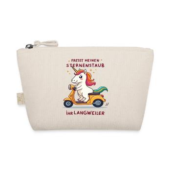 Scooter Unicorn - Organic Pouch - nature - Front