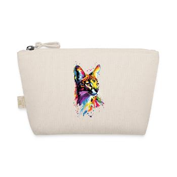 Serval Big Cat Africa Savannah Leopard Cats - Organic Pouch - nature - Front